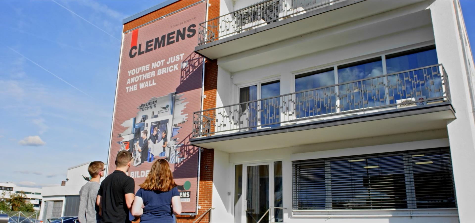 Eingang der Firma Clemens in Wittlich